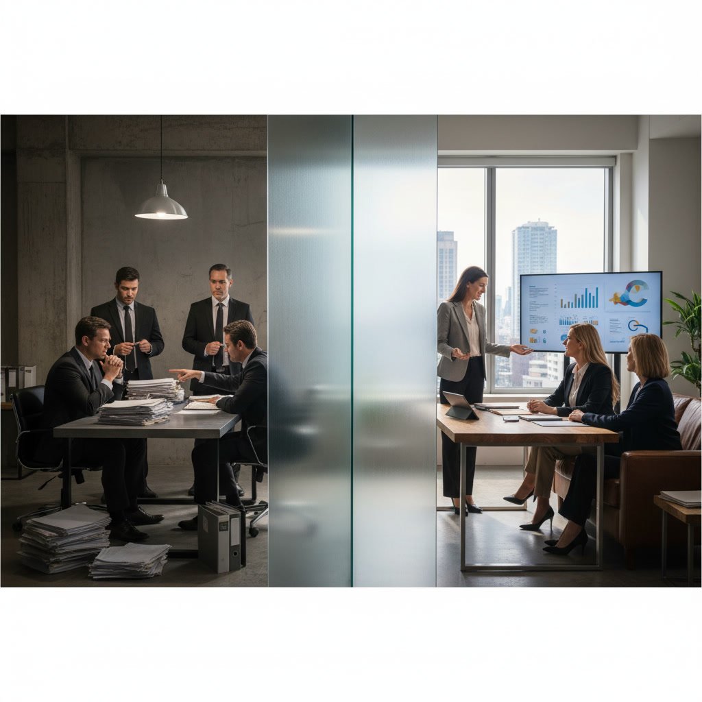 Accountant reviewing financial documents during tax accounting audit review process
