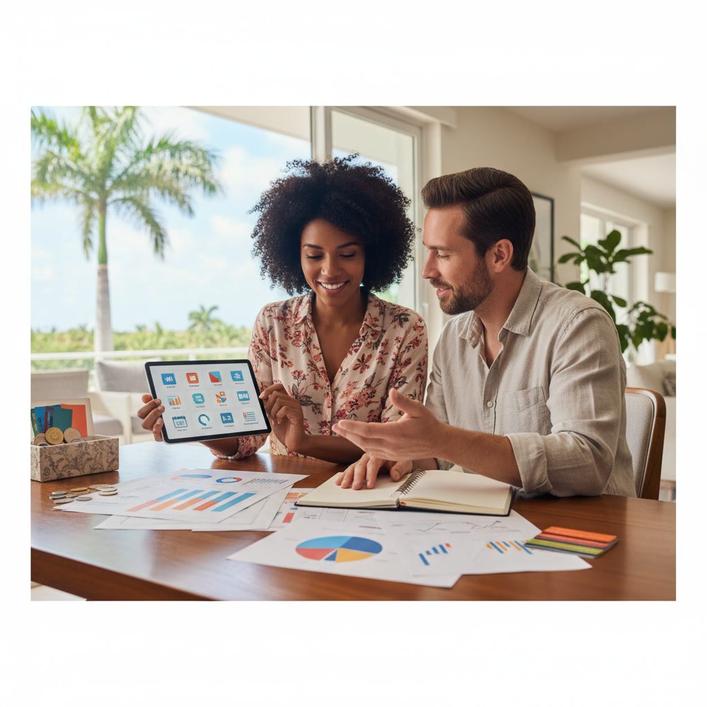 Florida first-time homebuyer reviewing mortgage loan options with limited credit