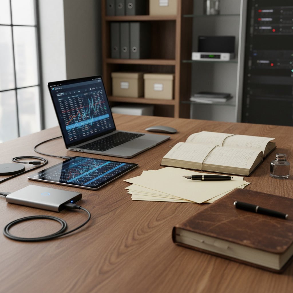 Digital bookkeeping system showing organized financial records for Texas business IRS compliance