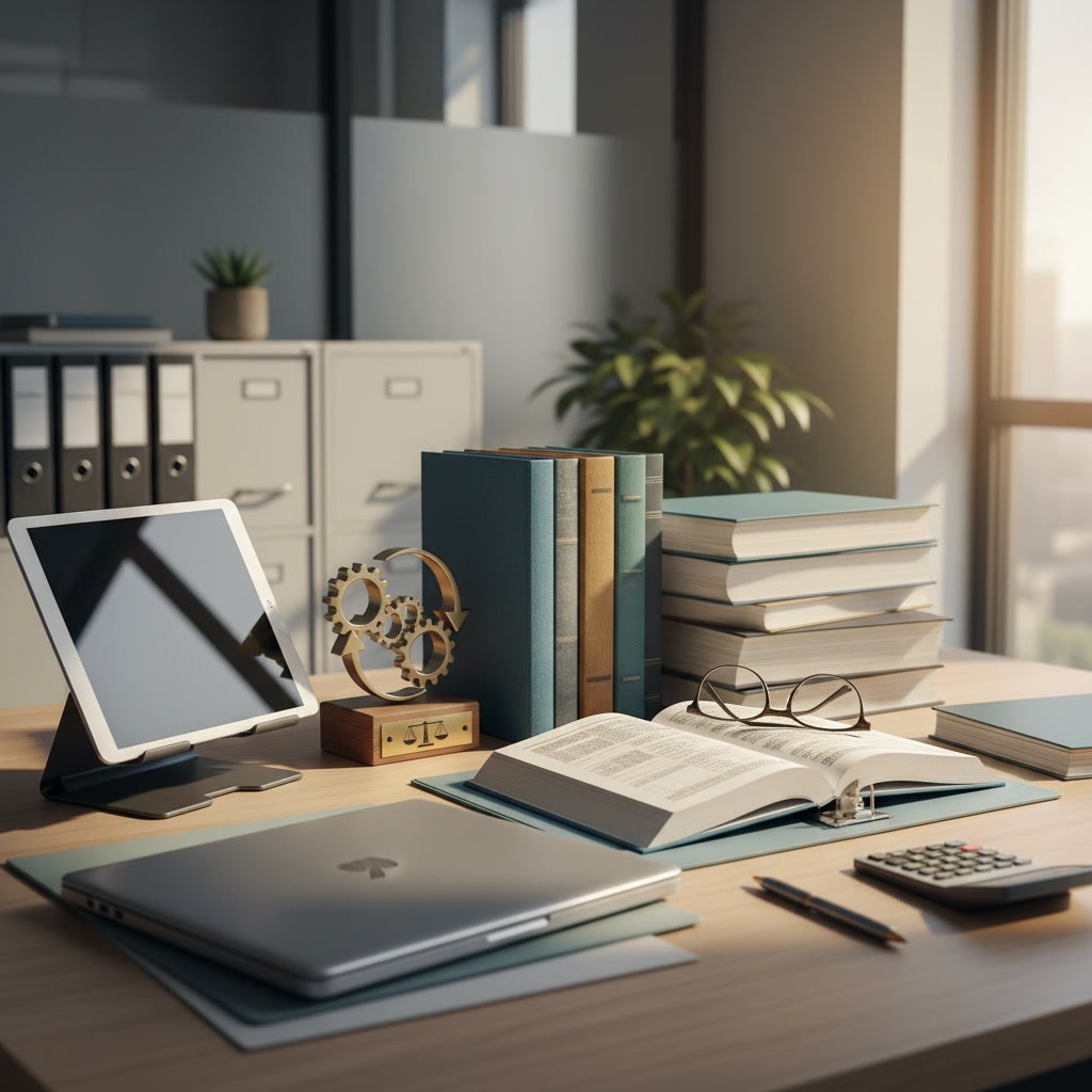 Business owner preparing financial records before switching bookkeeping service providers