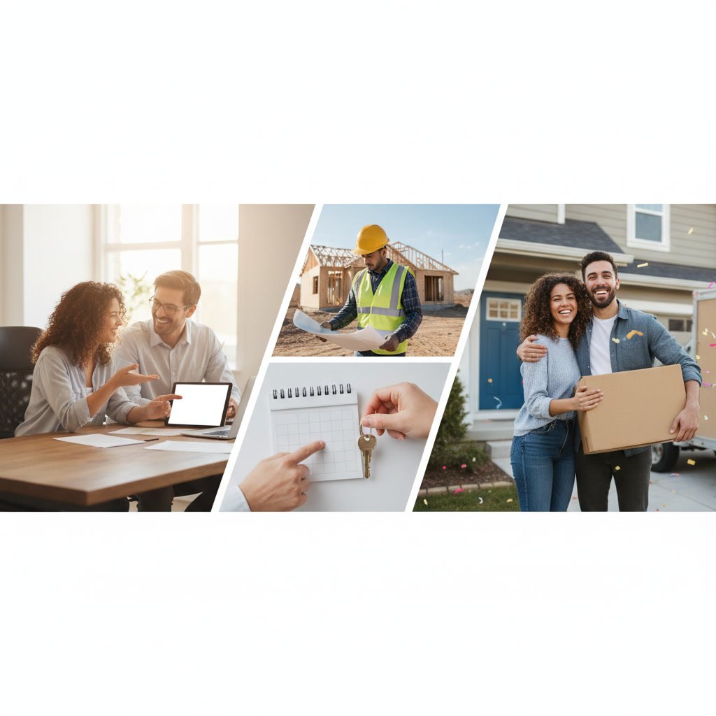 home buyer reviewing mortgage pre-approval letter at kitchen table